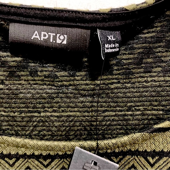 🆕 Apt 9 Olive Green Sleeveless Lace Crochet Embroidered Dress - Picture 5 of 7